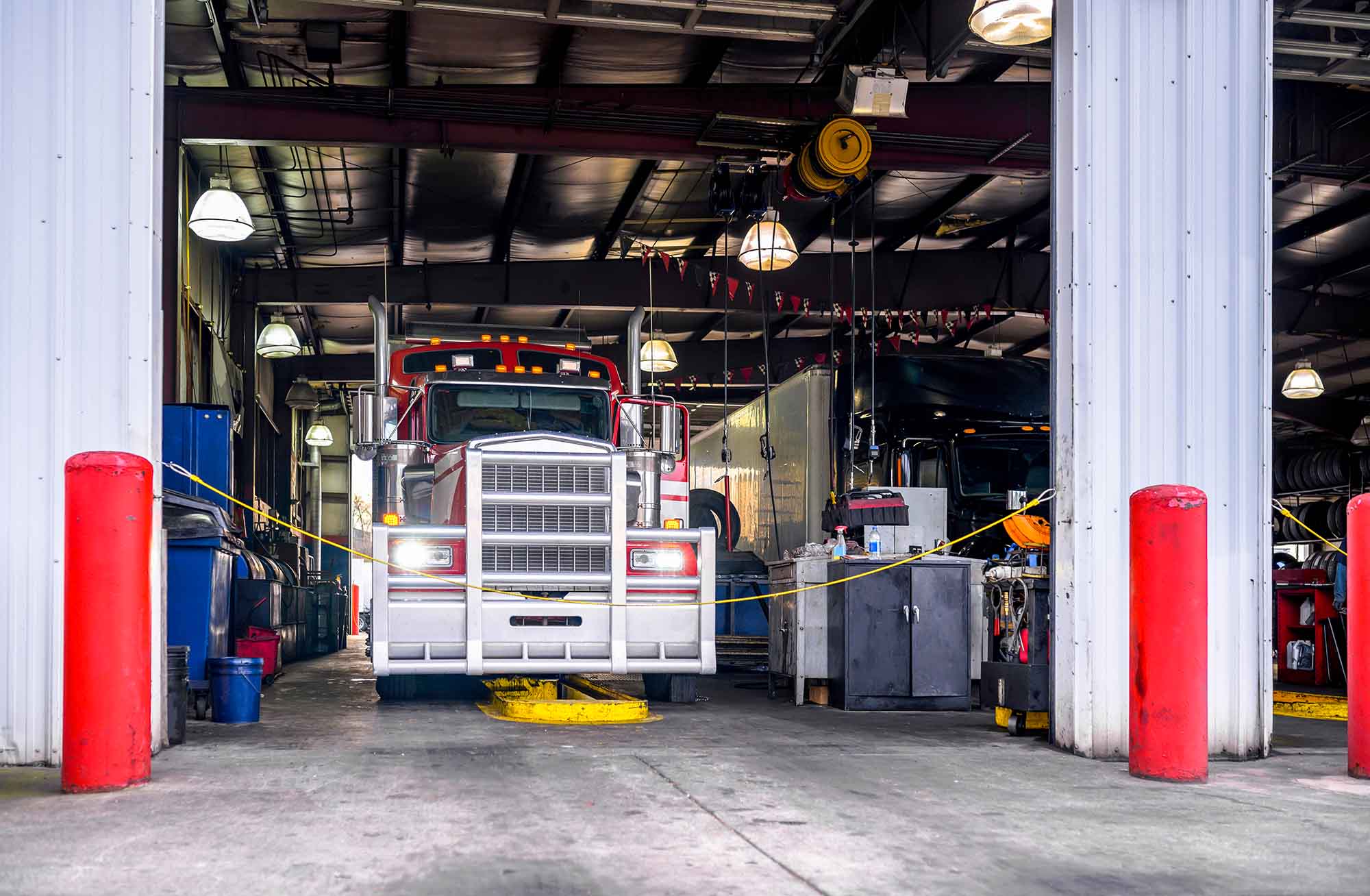 Truck Repair – Semi in Shop For Repair Truck Repair - Semi in Shop For Repair